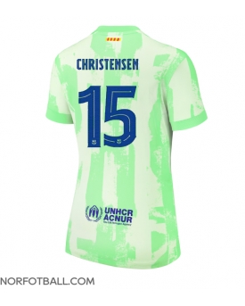 Billige Fotballdrakt Barcelona Andreas Christensen #15 Replika Tredjedrakt Dame 2024-25 Kortermet